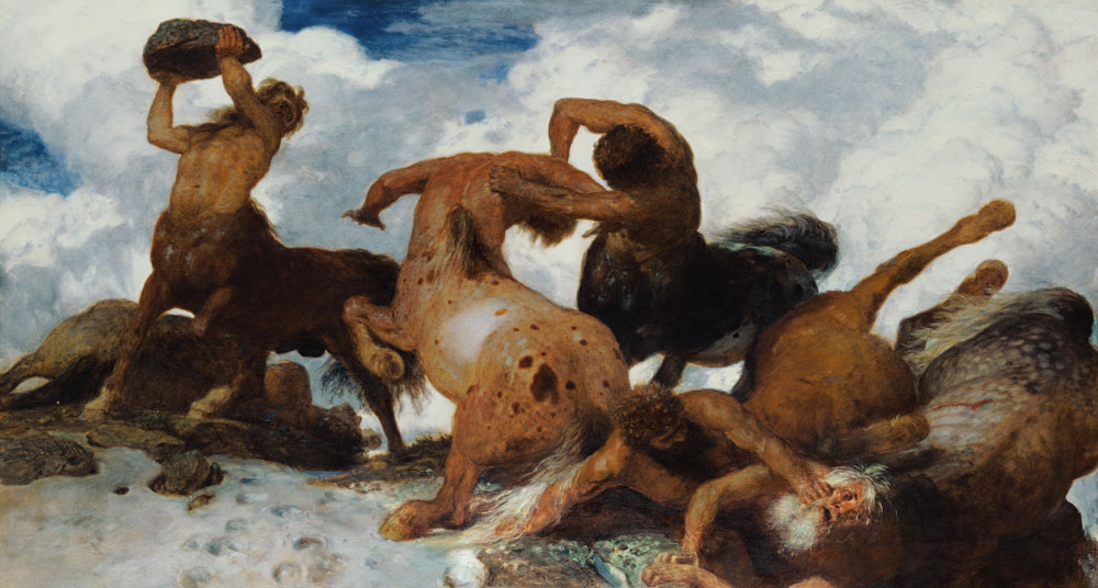 Battle of the Centaurs de Arnold Böcklin
