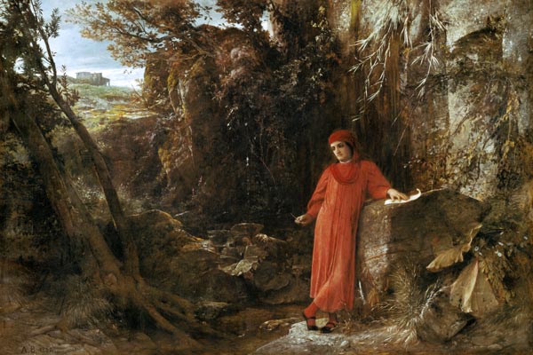 Petrarca at the source of Vaucluse de Arnold Böcklin