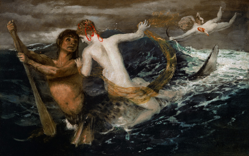 Triton and Nereid de Arnold Böcklin