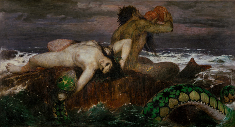 Triton and Nereide de Arnold Böcklin