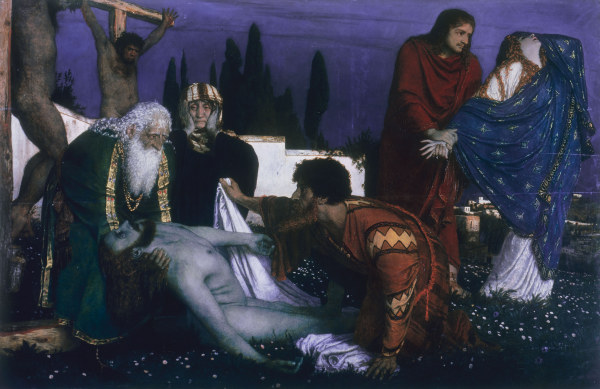 Lamentation of Christ de Arnold Böcklin