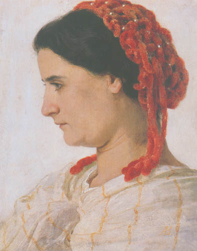 Portrait Angela Böcklin de Arnold Böcklin