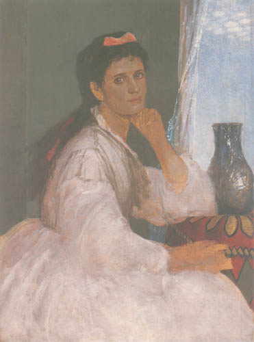 Portrait Clara Böcklin de Arnold Böcklin