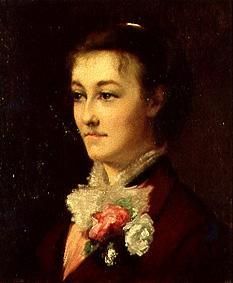 Portrait of a lady de Arnold Böcklin
