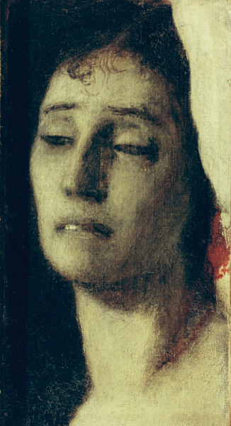 Head of Dead Girl de Arnold Böcklin
