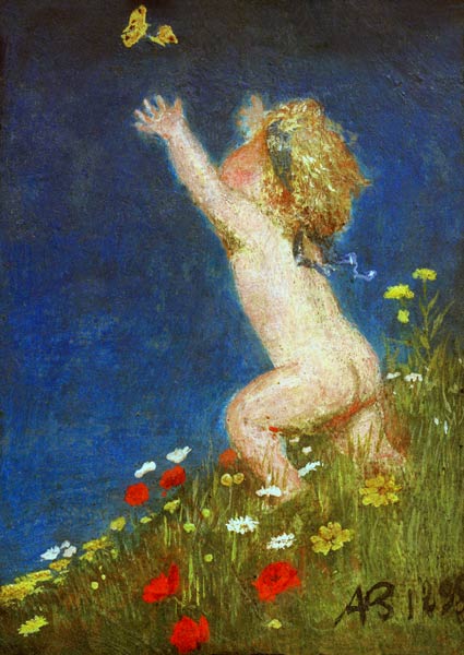 Nude Child de Arnold Böcklin