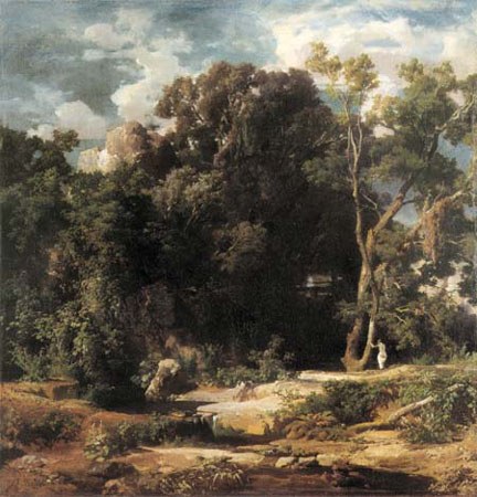 Roman landscape de Arnold Böcklin