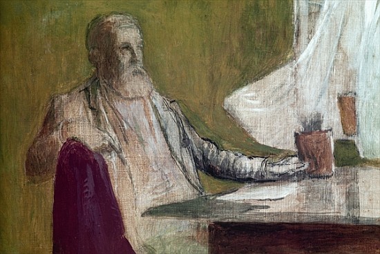 Self Portrait, 1893-95 de Arnold Böcklin