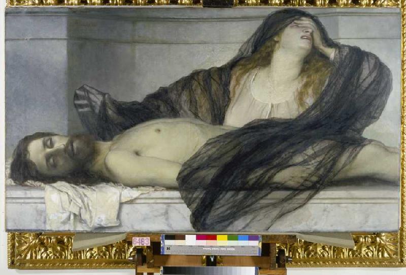 Mourning Magdalena. de Arnold Böcklin