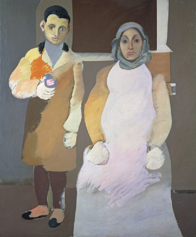 The artist and his mother, ca 1926-1936, by Arshile Gorky (1904-1948), oil on canvas, 152x127 cm. Un de Arshile Gorky