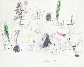 Untitled, c.1946 (pencil & chalk on paper)
