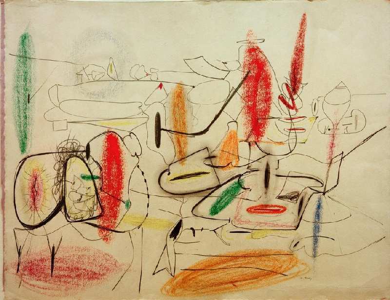 Untitled – Study for Painting de Arshile Gorky
