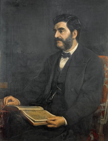 Portrait of Hormuzd Rassam de Arthur Ackland Hunt