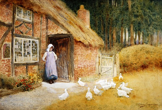 The Goose Girl de Arthur Claude Strachan