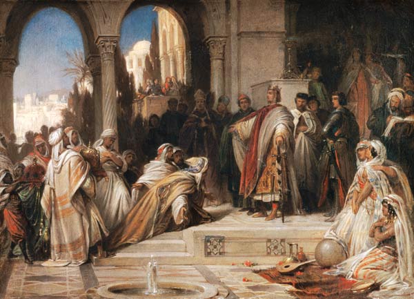 Reception of an Arabian legation at the court empe de Arthur Georg Frhr.v. Ramberg