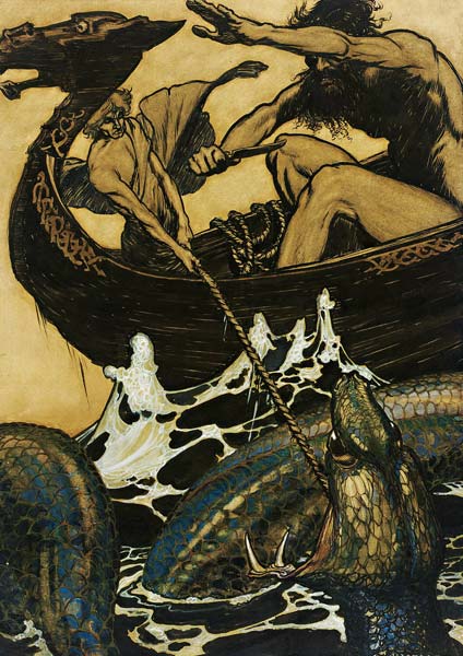 Illustration for "The Edda" de Arthur Rackham