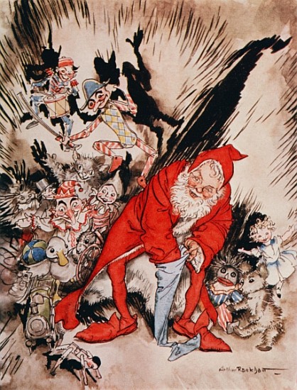 Christmas illustrations, from ''The Night Before Christmas'' by Clement C. Moore de Arthur Rackham