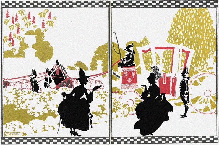 Illustration for Fairy Tale Cinderella de Arthur Rackham