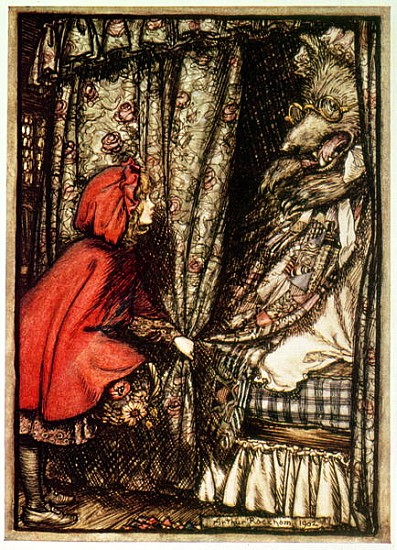Little Red Riding Hood de Arthur Rackham