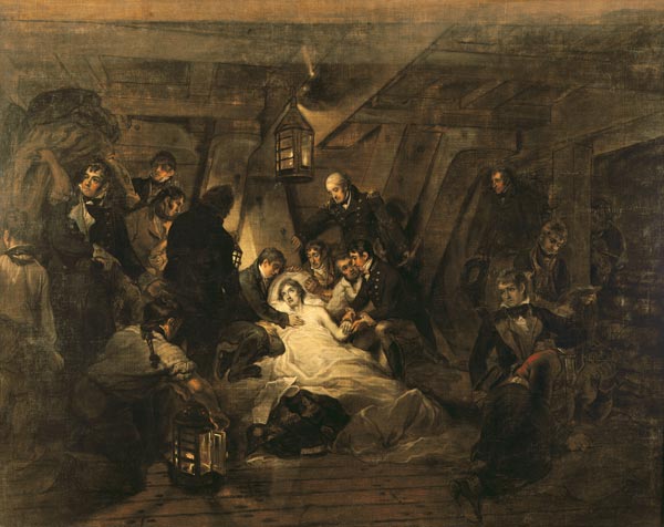 The Death of Nelson, 21st October 1805 de Arthur William Devis