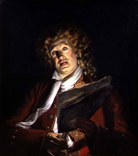 Portrait of an Actor, Charles Dibdin (1745-1814) de Arthur William Devis
