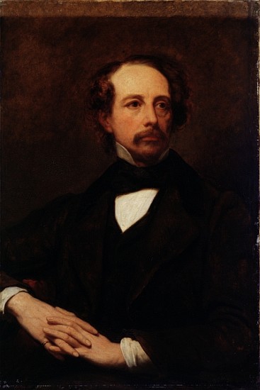 Portrait of Charles Dickens (1812-1870) 1855 de Ary Scheffer