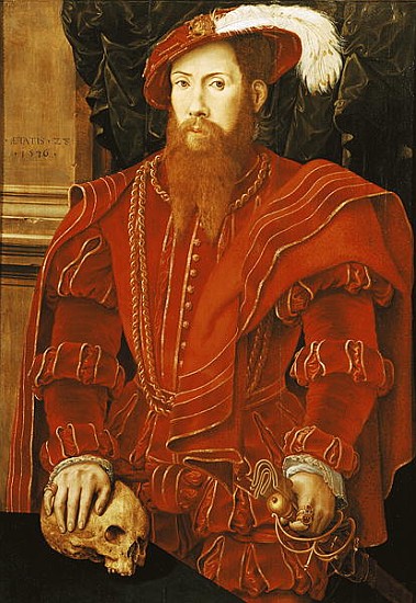 Portrait of a Gentleman of the English Court de (attr. to) Hans Eworth or Ewoutsz