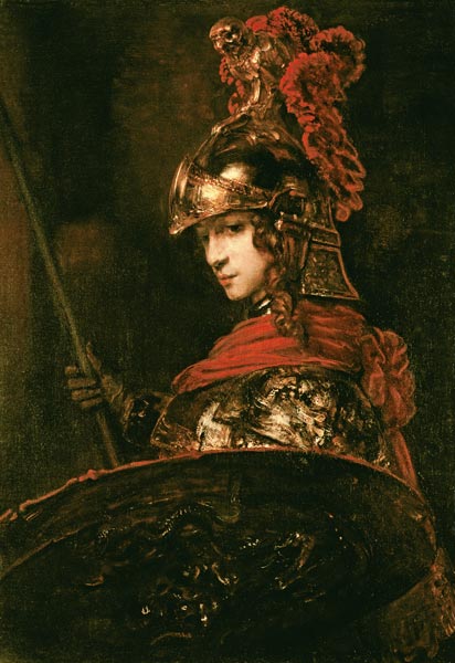 Pallas Athena or, Armoured Figure, 1664-65 de (attr. to) Rembrandt Harmensz. van Rijn