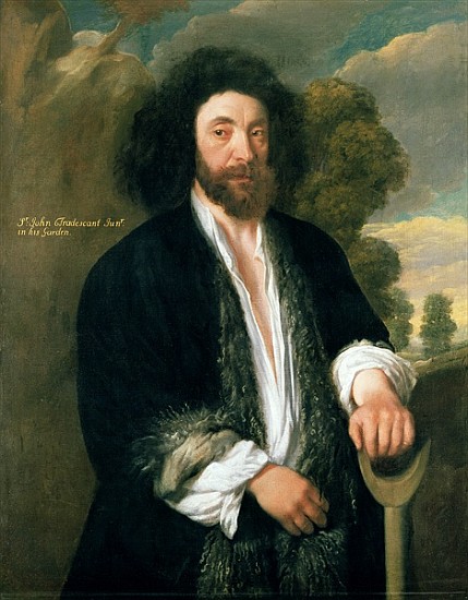 John Tradescant the Younger as a Gardener, 17th century de (attr. to) Thomas de Critz