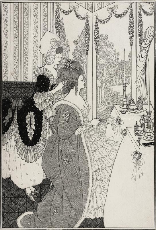 The Toilet (Illustration for "The Rape of the Lock" by Alexander Pope) de Aubrey Vincent Beardsley