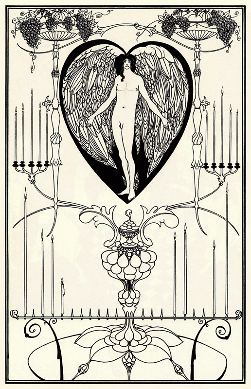 Illustration for "The Mirror of Love" by Marc-André Raffalovich de Aubrey Vincent Beardsley