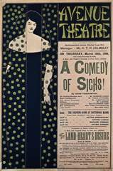 Poster for the comedy A Comedy of Sighs de Aubrey Vincent Beardsley