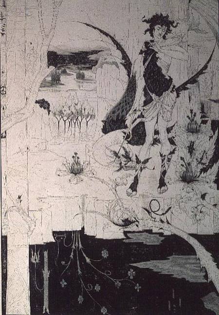 Siegfried, from Act II of 'The Ring of the Nibelung' by Wagner de Aubrey Vincent Beardsley