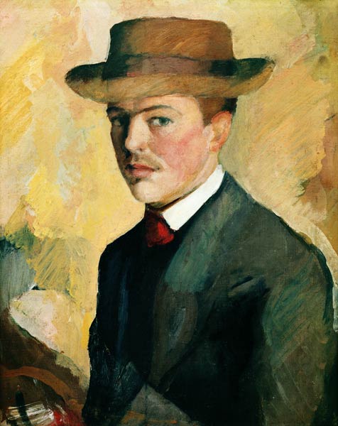 Self-portrait 1909 de August Macke