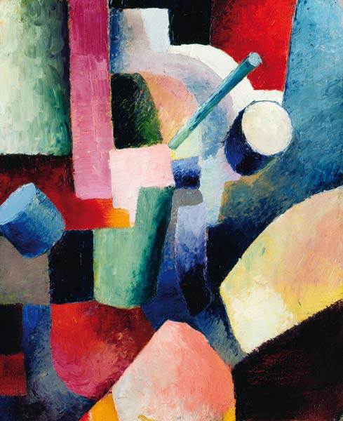 Colored Composition of Forms de August Macke