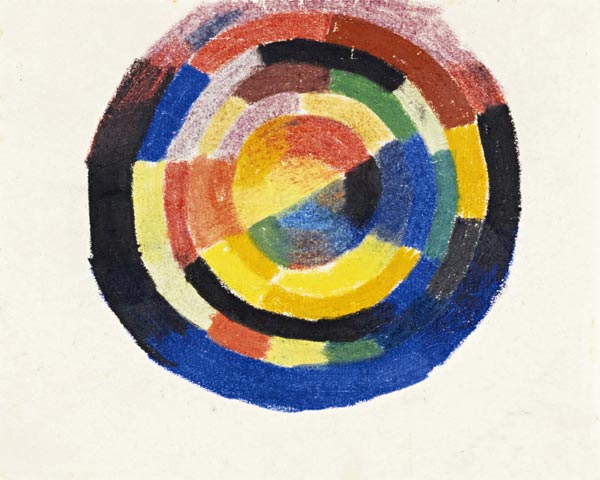Color Wheel (Farbkreis) de August Macke