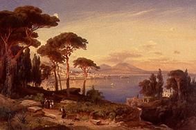 The bay of Naples de August Schaeffer