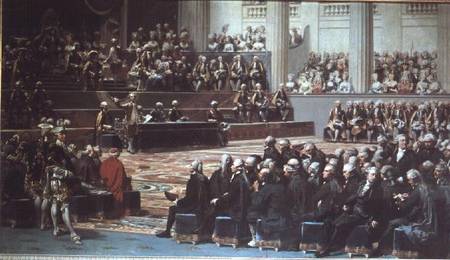 Opening of the Estates General at Versailles on 5th May 1789 de Auguste Couder