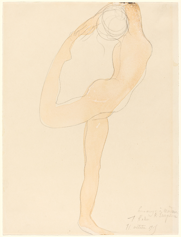 Dancing figure de Auguste Rodin