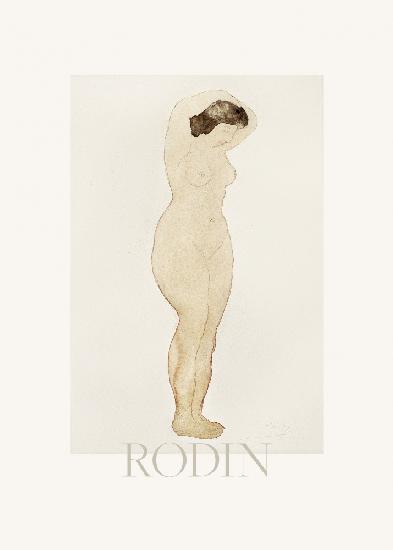 Nude, Standing With Hands On Head