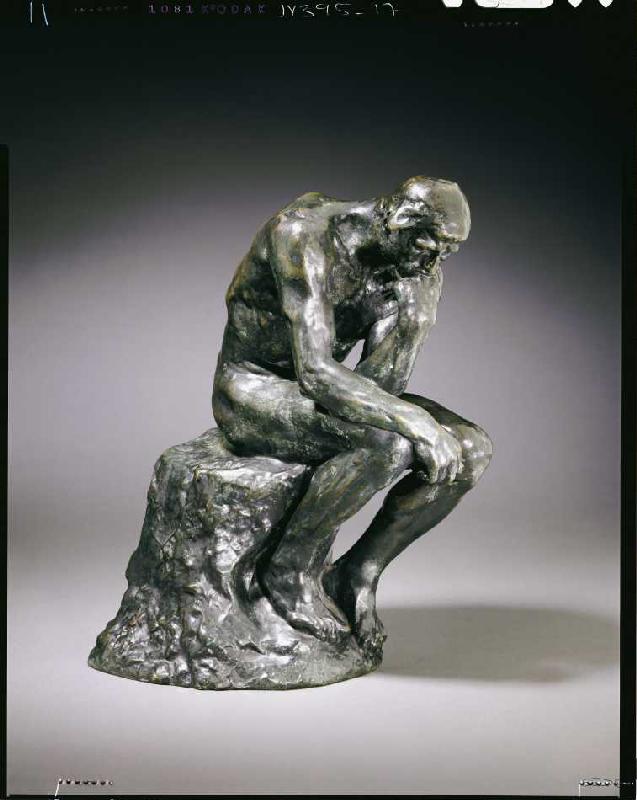 Der Denker. de Auguste Rodin