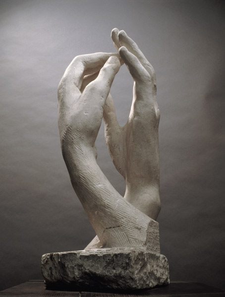 The Cathedral by Auguste Rodin (1840-1917) (plaster) de Auguste Rodin