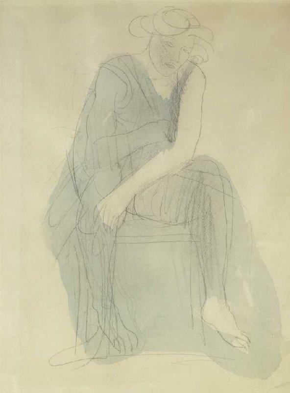Sitzende Frau. de Auguste Rodin