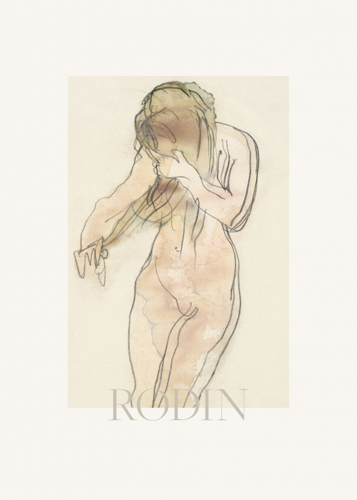 Study of Nude de Auguste Rodin