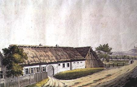 The birthplace of Franz Joseph Haydn (1732-1809) in Rohrau, Lower Austria de Austrian School