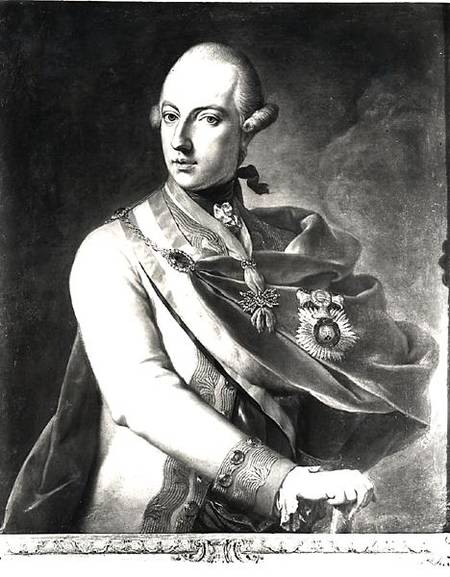 Portrait of Joseph II (1741-90) of Habsbourg-Lorraine de Austrian School