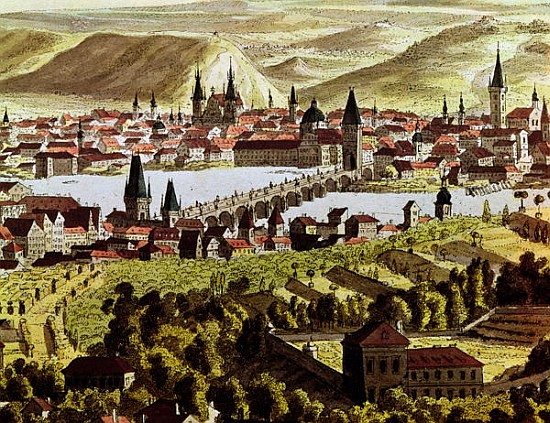 View of Prague de Austrian School
