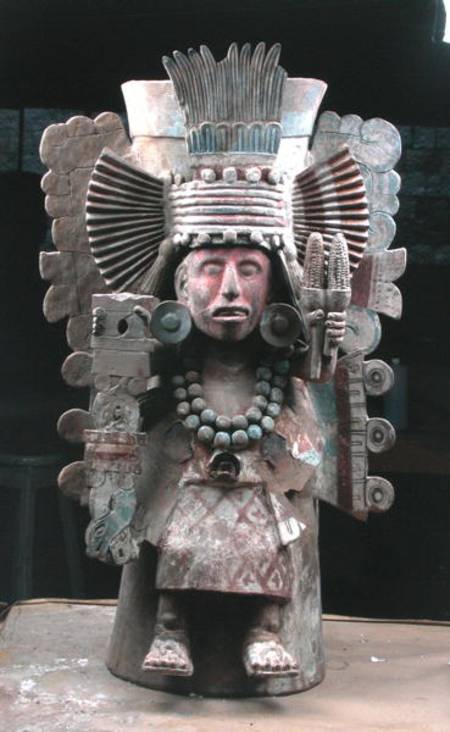 Votive Vessel with an image of Xilonen de Aztec