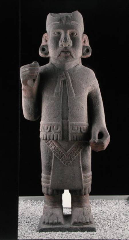 Xiuhtecuhtli, found at Apapaxco (formerly Ahuitzilopochco), Churubusco de Aztec
