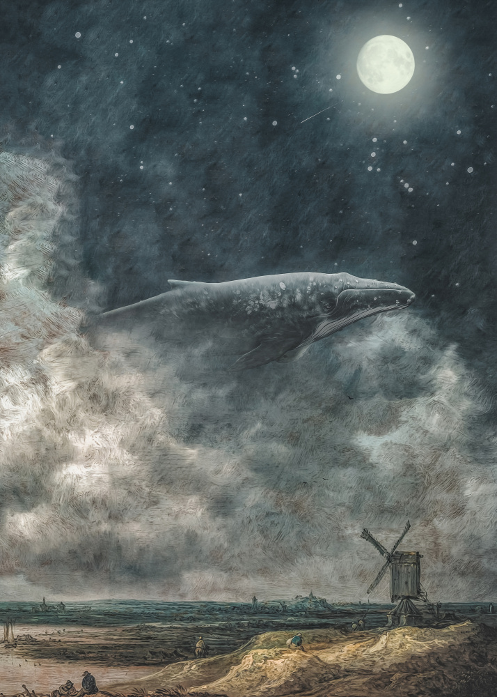 Whale In Painting de Baard Martinussen